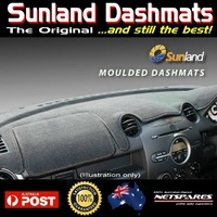 Sunland Dash Mat #A201 (Colour: Black) KIA MENTOR SLX/GLX 11/96 to 4/98 All 4 Door Sedan Models