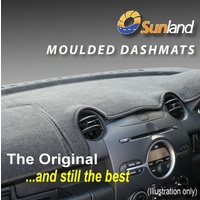 Sunland Dash Mat #B3006 (Colour: Charcoal) SSANGYONG REXTON Y200 3/04 On All Models