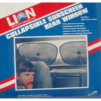 Lion Twin Collapsible Rear Window Sunshade Car Sun Screen Shade