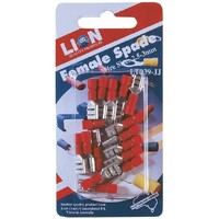 Lion Blade Terminals Female Red Quick Connect 17 Piece