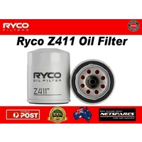 Ryco Z411 Oil Filter Suits Ford Kia Mazda Mitsubishi