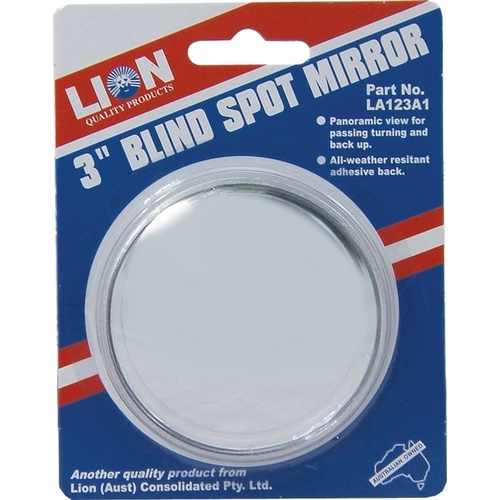 Lion 3 Inch Blind Spot Mirror Rear Safety Vision