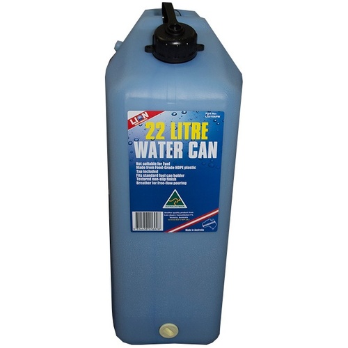 Lion Water Can Plastic 22 Litre Container Outdoor Camping 4WD Job Site Home