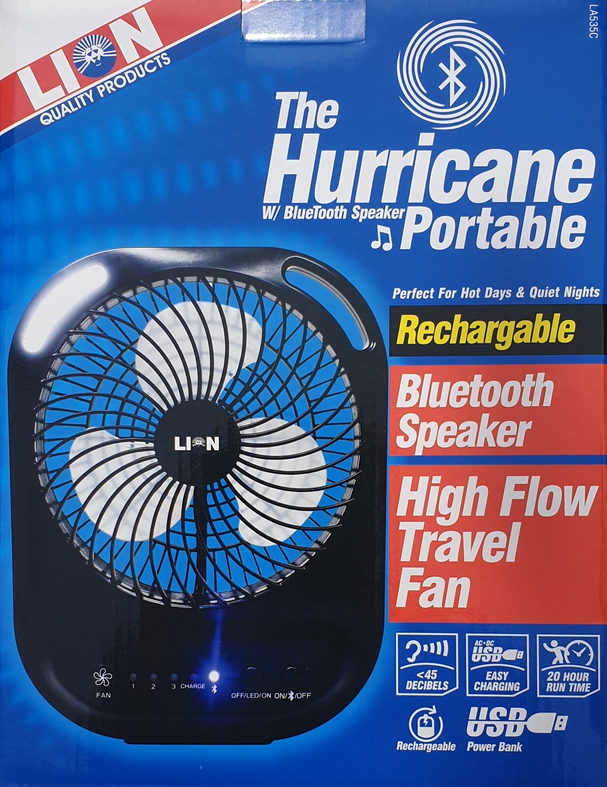 high power travel fan