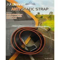 Auto Anti-Static Strap Heavy Duty Metal Insert Earths Via Chassis