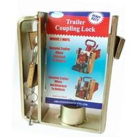 Ark Caravan & Trailer Coupling Lock 2 Way Anti-Theft Attached Or Unattached