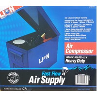 Lion Heavy Duty Fast Flow Air Supply Air Compressor 160LPM 150PSI 12V