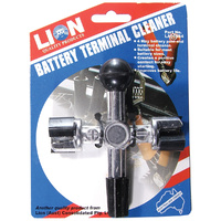 Lion 4 Way Battery Maintenance Post & Terminal Cleaner