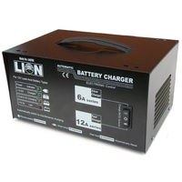 Lion Battery Charger Trade Series Fully Automatic 12 Volt 6 Amp & 12 Amp
