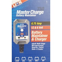 Master Charge Battery Maintainer & Trickle Charger 6 /12V Car Boat Motorbike ATV