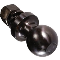 Lion Tow Ball 50mm Black 3500kg 22mm Shank Trailer Caravan Boat