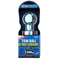 Lion Chrome Tow Ball 1 7/8 Inch (47mm) Car Trailer Boat