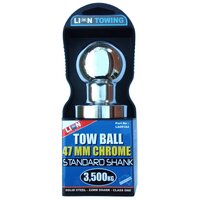 Lion Chrome Tow Ball 1 7/8 Inch (47mm) Car Trailer Boat