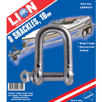 Lion 10mm D Shackle