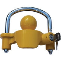 Lion Hi-Vis Yellow Trailer & Caravan Lock