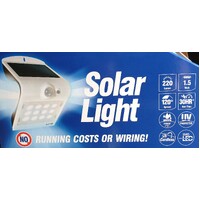 Lion Motion Activated LED Solar Wall Light Home Caravan Security