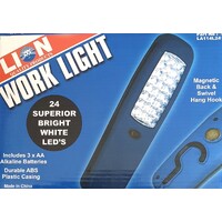 Lion 24 LED Magnetic Work Lamp DIY Workshop Garage Home
