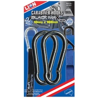 Lion Carabiner Hooks 2 Piece 10mm x 100mm