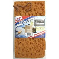 Lion Sponge On a Rope Large Holes For Cleaning Cars Trucks Tiles Bricks
