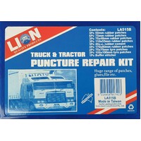 Lion Truck & Tractor Puncture Repair Kit With Tyre Patches Glue File