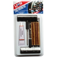 Lion Tubeless Tyre Repair Kit DIY Home Workshop Touring Emergency