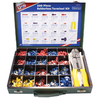 Lion Professional 500 Piece Solderless Terminal Crimping Tool Kit