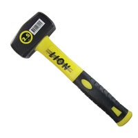 Lion Stoning Mash Hammer Fibreglass Handle Rubber Hand Grips