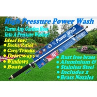 Lion Garden Hose Dual Nozzle High Pressure Power Wash