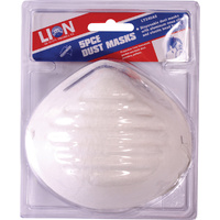 Lion Dust Mask 5 Piece Set Elastic Head Band Disposable