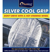 Cool Grip Steering Wheel Cover UV Ray Reflective Sun Shade Heat Protection