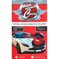 Wax Attack Cordless Orbital Polisher Kit For Paint Fibreglass Gelcoat Car Boat