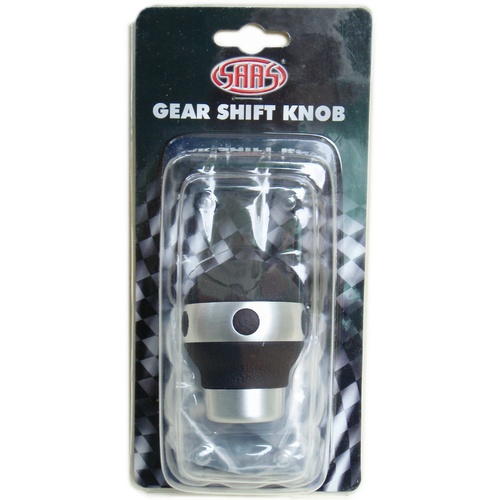 SAAS Leather Series Manual Gear Shift Knob [Colour: Black]