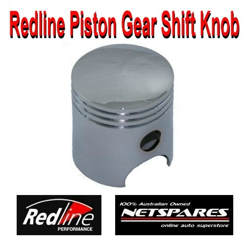 Redline Manual Gear Shift Knob Performance Chrome Piston Style