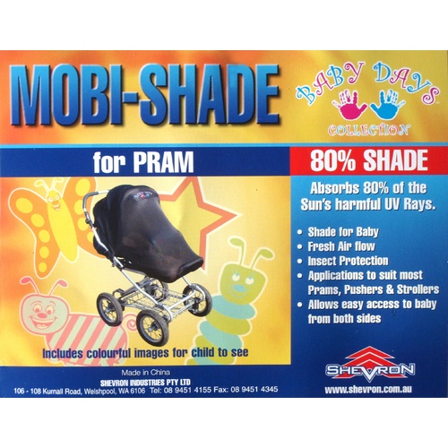 Shevron Mobi-Shade Sunshade for Baby Pram