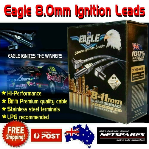 Eagle 8mm Premium Ignition Leads Holden Commodore VTII VX VY VZ GEN III 5.7L V8