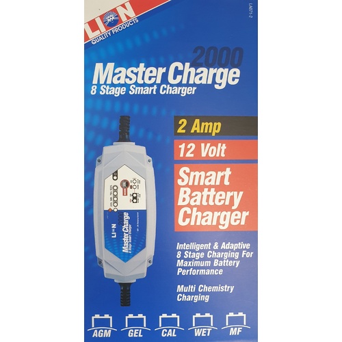 Lion Master Charge 8 Stage Smart Battery Charger [Size: 2 amp]