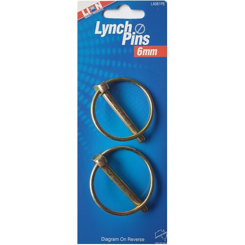 Lion Lynch Pins Quick Release 2 Piece Pack [Size: 6mm]