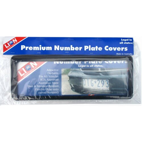 Lion Premium 6 Figure Number Plate Frames [Type: Standard: All States]