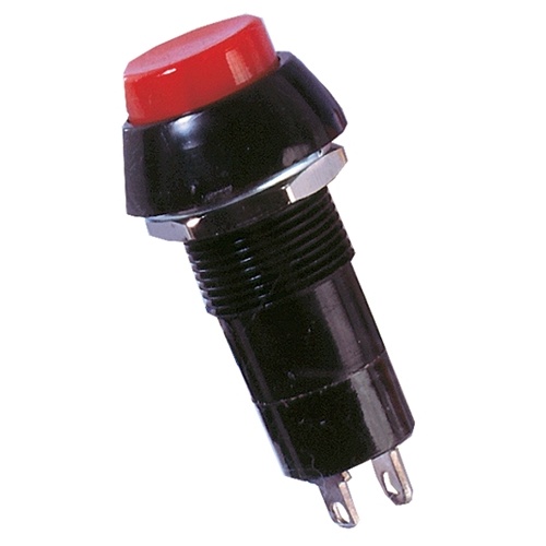 Lion Momentary On Push Button Switch [Colour: Red]