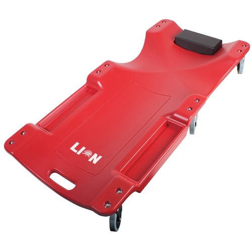 Lion Garage Creeper Strong Lightweight With Headrest Swivel Casters & Tool Trays