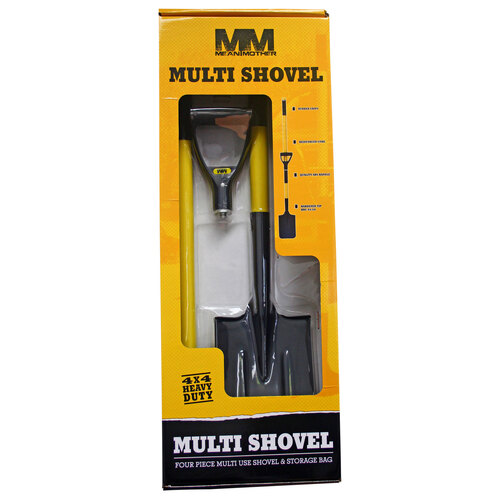 Mean Mother 4WD 4 Piece Multi Shovel With Durable Storage Bag