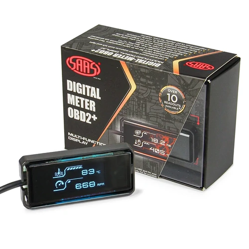 SAAS Digital Multi Function OBD2 Real Time ECU Monitor