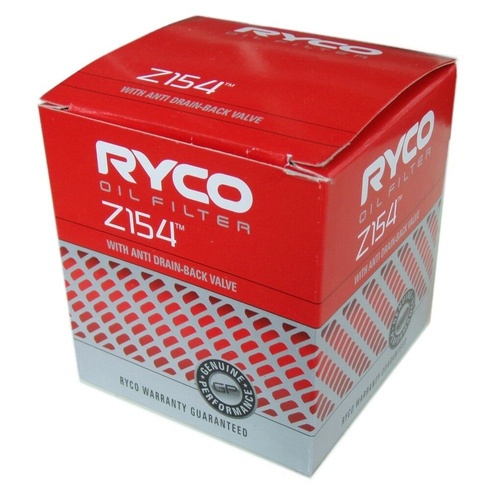 Ryco Oil Filter #Z154 Fits Daewoo Holden Nissan Saab Toyota